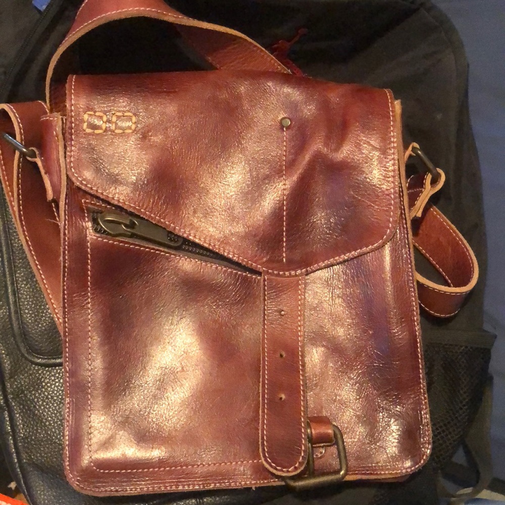 Satchel Leather Bag For Men brand Bed Stu